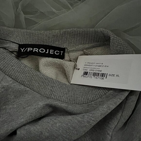 Y/Project tulle-wrapped sweatshirt - Picture 12 of 13